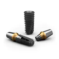 Osstem TS implants with transfer abutments