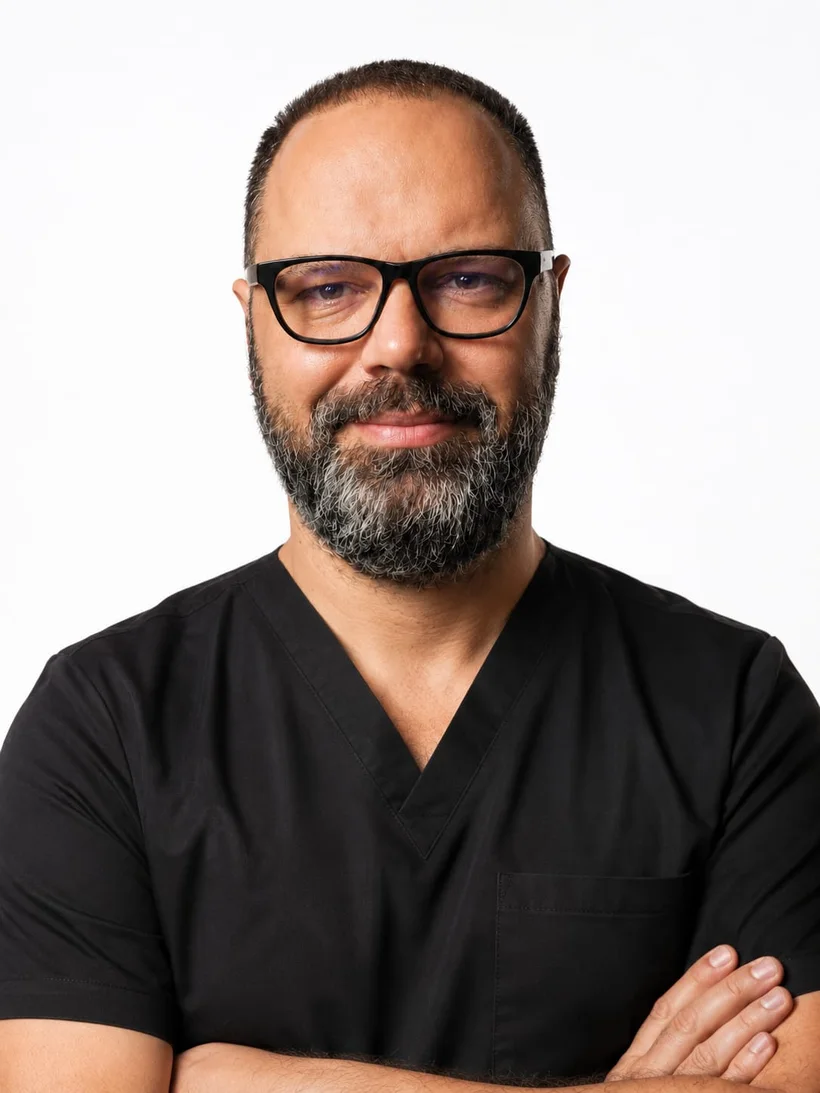 Dr. Gjergj Dilo — oral surgeon & implantologist, DentX Clinic, Tirana