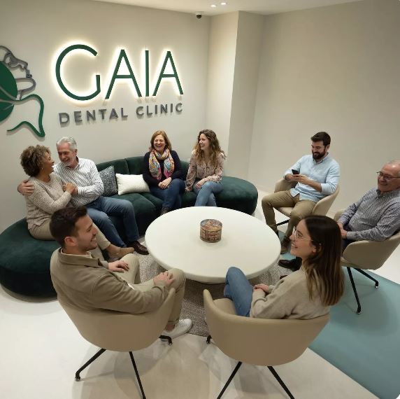 Treatment room at the Gaia dental clinic in Tirana, Albania
