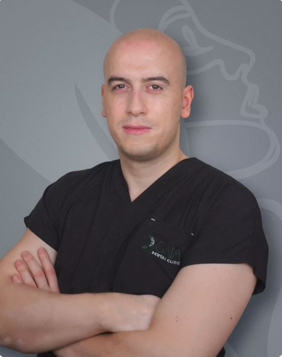Dr Redi Xhangolli, implant surgeon at Gaia Dental Clinic in Tirana, Albania
