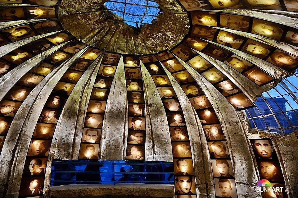 BunkArt Museum - stunning golden interior dome