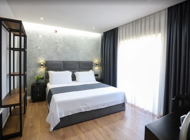 A double room at the Imperator Hotel, Tirana