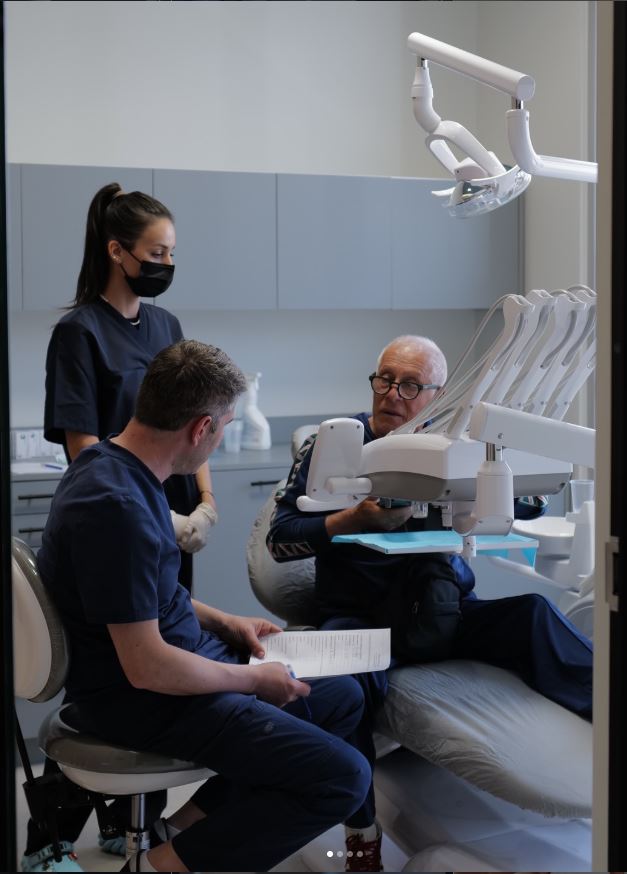 Treatment room at the Primo dental clinic in Tirana, Albania
