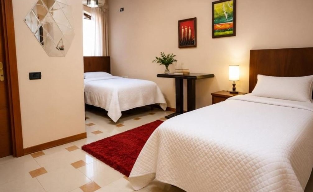 Twin room at Vila 15 &mdash; for a companion trip